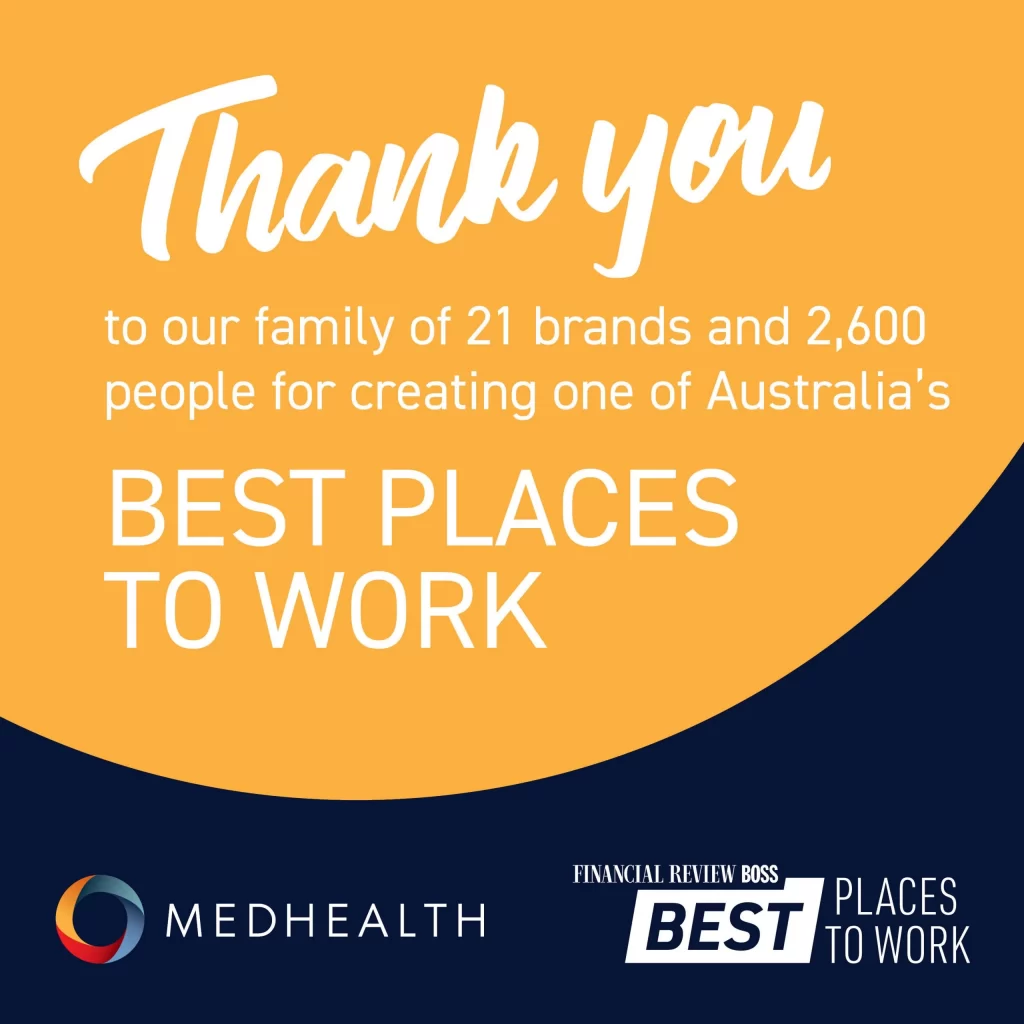 MedHealth recognised as one of Australia’s best places to work!